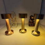 Rechargeable Touch Control Desk Lamp in Aluminum Finish