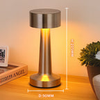 Rechargeable Touch Control Desk Lamp in Aluminum Finish