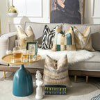 Modern Sofa Cushion Cover - Soft Microfiber for Elegant Decor