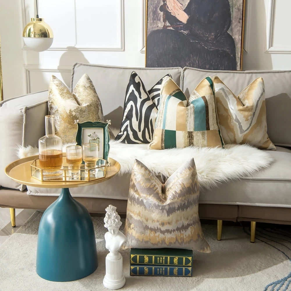Modern Sofa Cushion Cover - Soft Microfiber for Elegant Decor