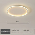 Modern Round Flush Mount Ceiling Light in Elegant Design