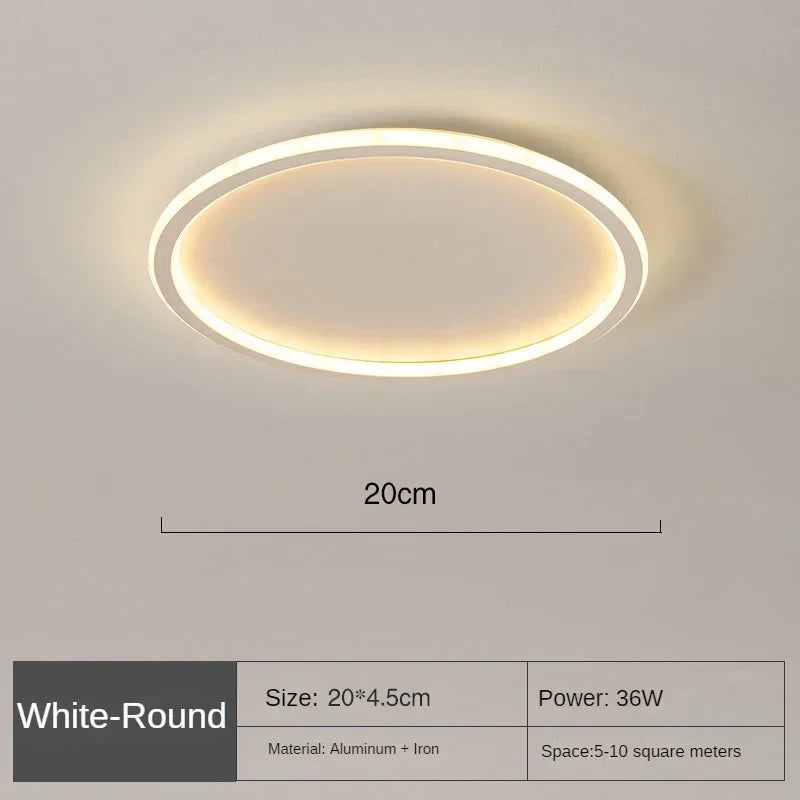 Modern Round Flush Mount Ceiling Light in Elegant Design