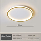 Modern Round Flush Mount Ceiling Light in Elegant Design