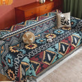 Bohemian Aztec Pattern Microfiber Blend Sofa Cover