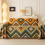 Woven Chenille Sofa Slipcover - Colorful Pattern