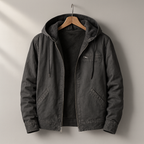 Cozy Explorer Canvas Jacket with Sherpa Lining