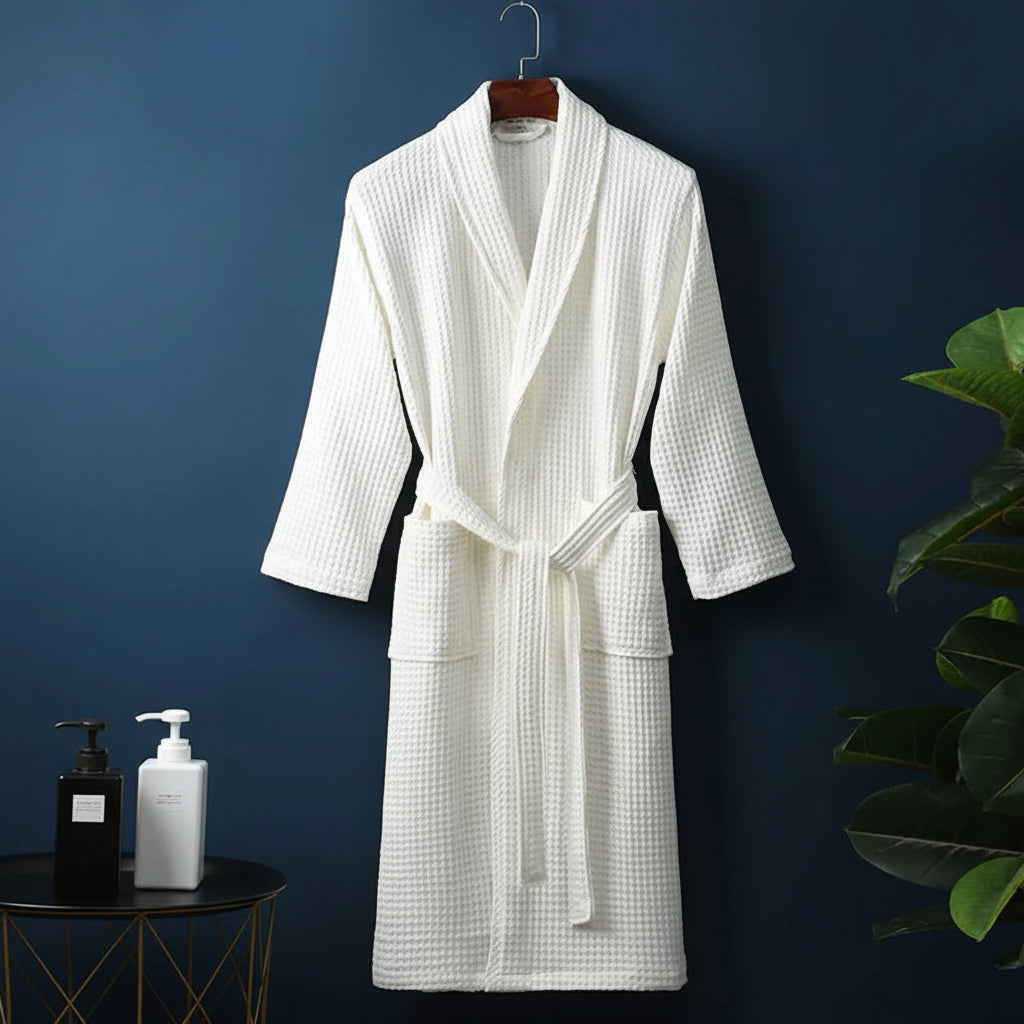 Unisex Soft Absorbent Bathrobe – Comfortable Dressing Gown