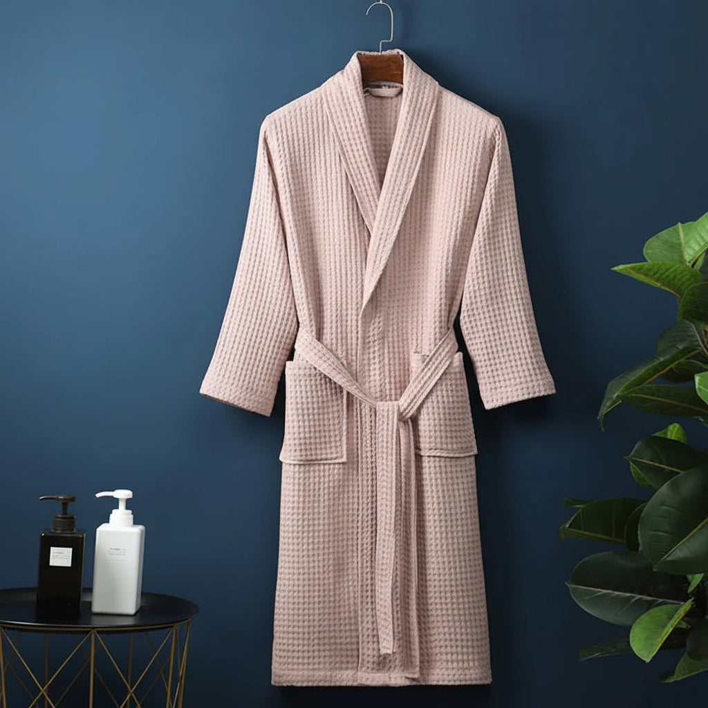 Unisex Soft Absorbent Bathrobe – Comfortable Dressing Gown