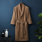 Unisex Soft Absorbent Bathrobe – Comfortable Dressing Gown