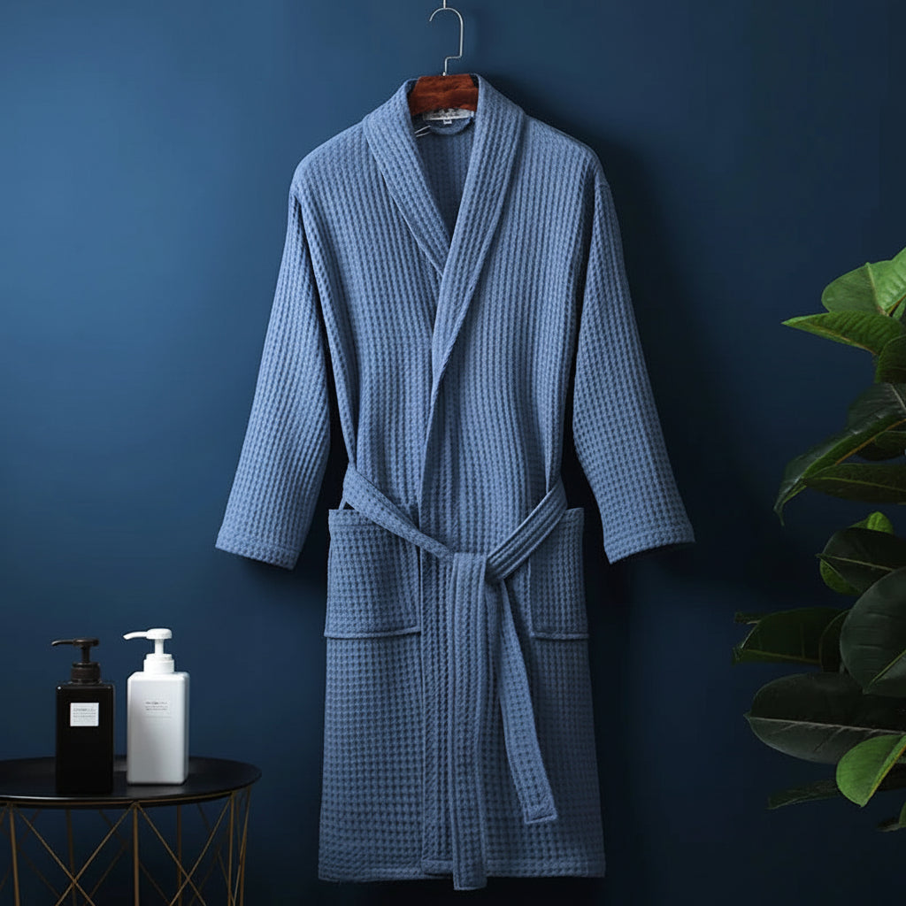 Unisex Soft Absorbent Bathrobe – Comfortable Dressing Gown