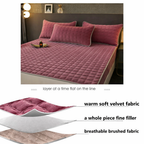 Soft and Breathable Fitted Mattress Cover Bed Sheets