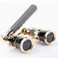 Foldable Theater Binoculars with Clear Optics and Handle