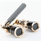 Foldable Theater Binoculars with Clear Optics and Handle