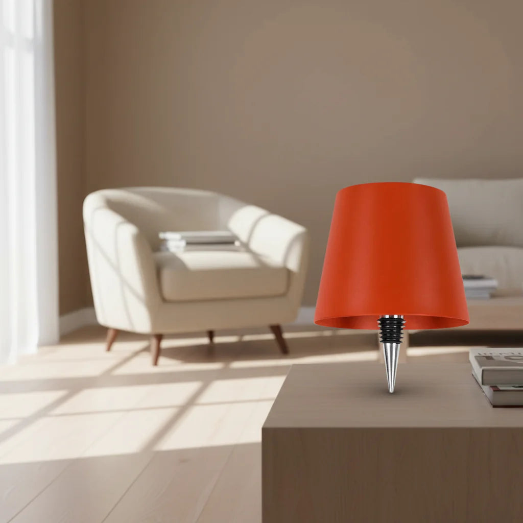 LED Desk Lamp – Decorative Bottle Shaped Night Light for Mood Lighting
