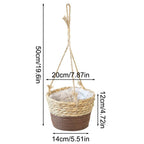 Handwoven Macramé Plant Hanger – Rustic Indoor Planter Display