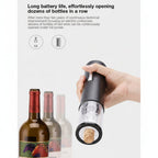 Automatic Electric Corkscrew for Effortless Wine Bottle Opening