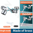 Rotating Copper Aerator Attachment for Faucet with Splash Filter