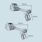 Rotating Copper Aerator Attachment for Faucet with Splash Filter