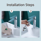 Rotating Copper Aerator Attachment for Faucet with Splash Filter