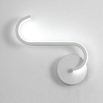 Modern Arc Design LED Wall Light with Curved Lines