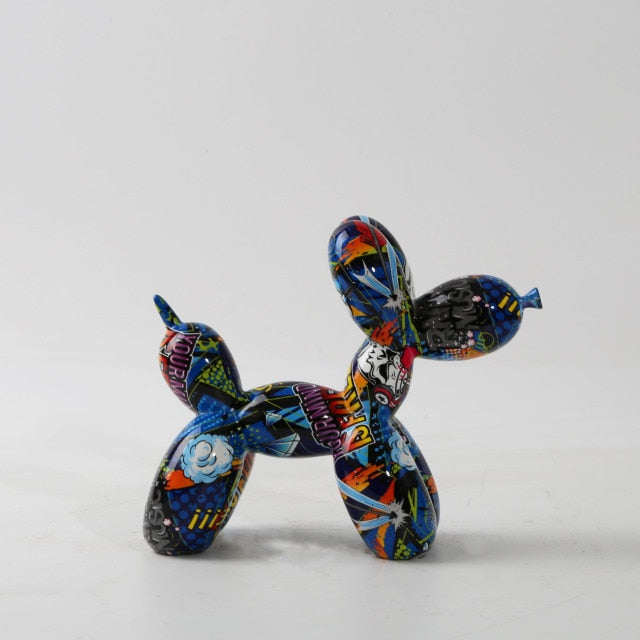 Whimsical Home Decor - Eco-Friendly Resin Nordic Dog Sculpture
