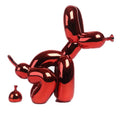 Polished Resin Dog Balloon Sculpture – Whimsical Art Decor