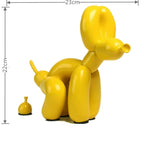 Polished Resin Dog Balloon Sculpture – Whimsical Art Decor