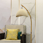 Modern Floor Lamp in Bamboo Design for Living Spaces and Chic Decor