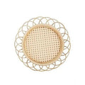 Sustainable Bamboo Coaster Collection with Non-Slip Grip