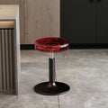 Height Adjustable Modern Dining Chair | Acrylic and Steel Bar Stool