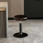 Height Adjustable Modern Dining Chair | Acrylic and Steel Bar Stool