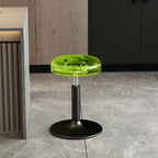 Height Adjustable Modern Dining Chair | Acrylic and Steel Bar Stool