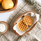 Natural Harmony Handwoven Rattan Serving Basket