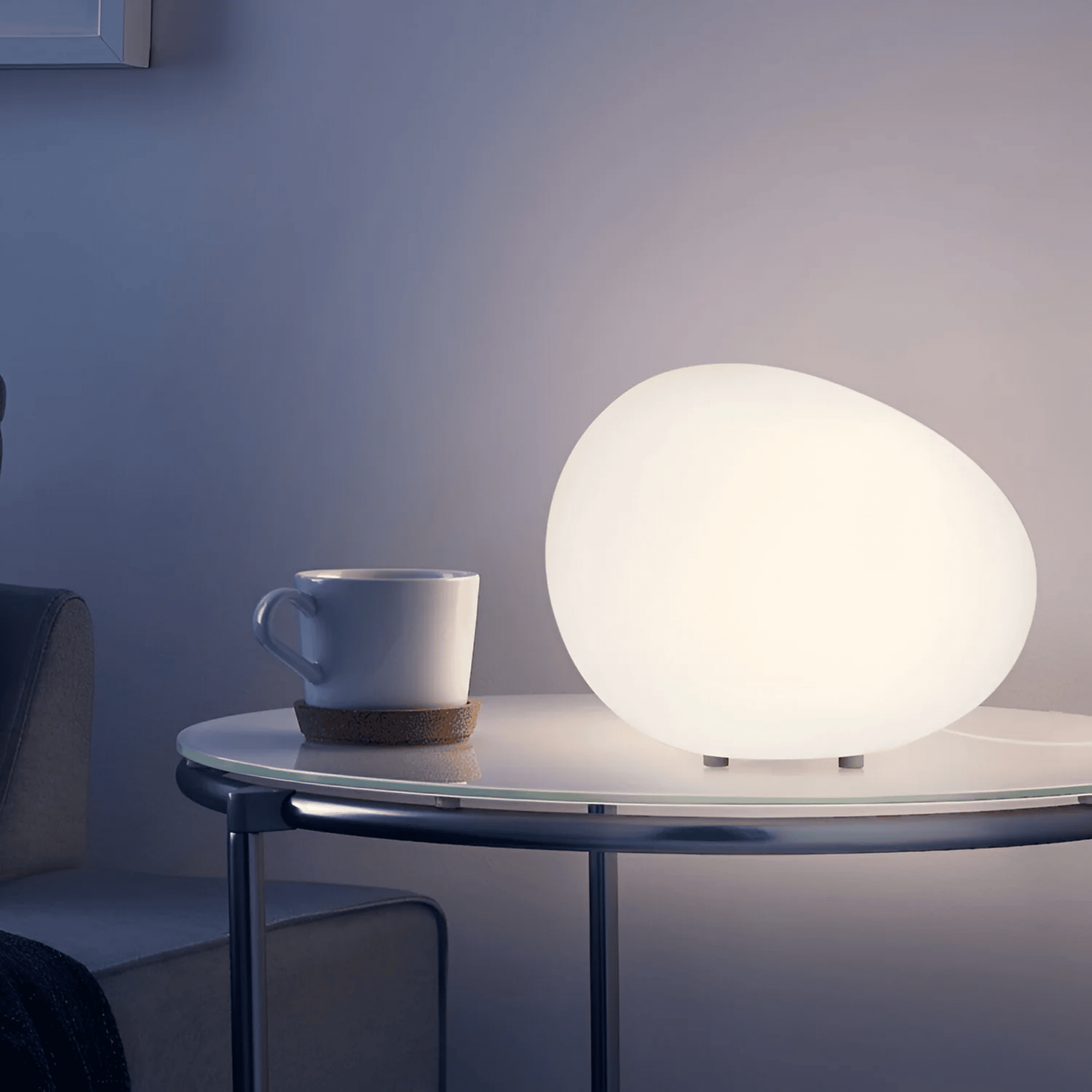 LED Night Light in Pebble Design – Soft, Diffused Illumination