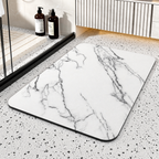 Non-Slip Diatom Stone Rug for Bathroom – Quick Dry Marble Mat