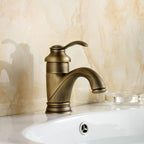 Leak-Proof Bathroom Mixer Tap in Antique Brass – Stylish Upgrade for Modern Spaces