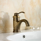 Leak-Proof Bathroom Mixer Tap in Antique Brass – Stylish Upgrade for Modern Spaces