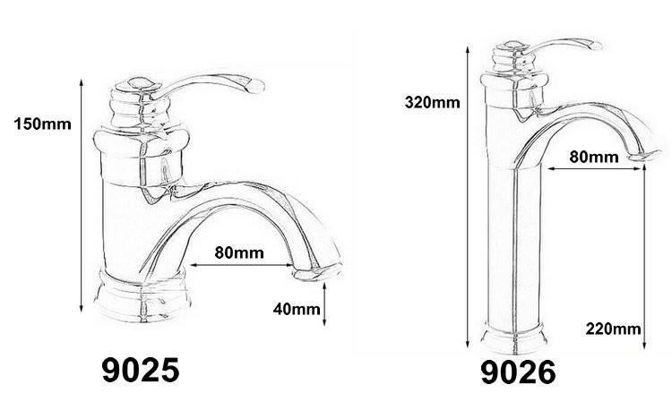 Leak-Proof Bathroom Mixer Tap in Antique Brass – Stylish Upgrade for Modern Spaces
