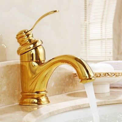 Leak-Proof Bathroom Mixer Tap in Antique Brass – Stylish Upgrade for Modern Spaces
