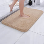 Non-Slip Backed Plush Bath Mat for Bathroom Comfort