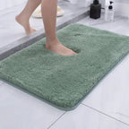 Non-Slip Backed Plush Bath Mat for Bathroom Comfort