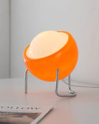 Metal Framed Table Lamp with Glass Effect in Bauhaus Design