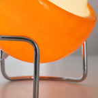 Metal Framed Table Lamp with Glass Effect in Bauhaus Design