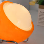 Metal Framed Table Lamp with Glass Effect in Bauhaus Design