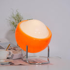 Metal Framed Table Lamp with Glass Effect in Bauhaus Design