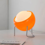 Metal Framed Table Lamp with Glass Effect in Bauhaus Design