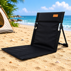 Foldable Reclining Lounge Chair for Camping and Beach Use