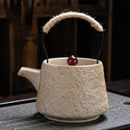 Rustic Elegance Handcrafted Japanese-Style Teapot