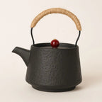 Rustic Elegance Handcrafted Japanese-Style Teapot