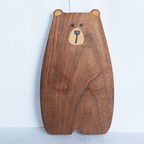 Charming Bear-Shaped Wooden Serving Board - Ideal for Entertaining